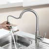 16 WOWOW Pull Down Kitchen Faucet Stainless Steel 3