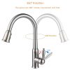 16 WOWOW Pull Down Kitchen Faucet Stainless Steel 6