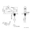 17 2310501Q WOWOW Single Handle Pull Out Sprayer Kitchen Faucet 4