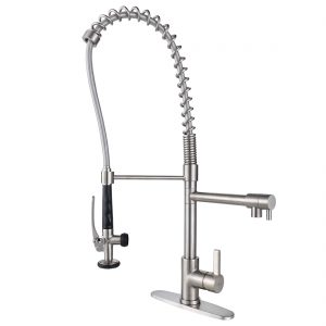 iVIGA Spring Kitchen Faucet with Pre-Rinse Pull Down Sprayer