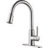 iviga stainless steel kitchen sink faucet with pull down sprayer 2