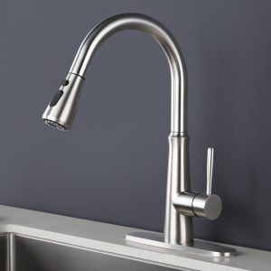 Kitchen Sink faucets with Pull Down Sprayer