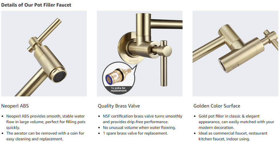 golden pot filler