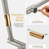iviga brushed nickel wall mount pot filler faucet over stove