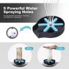 iviga matte black glass rinser for kitchen sink bottle washer kitchen sink accessories 5 1