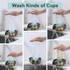iviga metal faucet glass rinser bottle washer for kitchen sink brushed gold 7