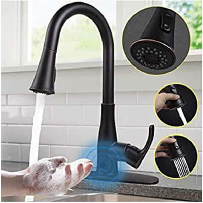 motion sensor kitchen faucets