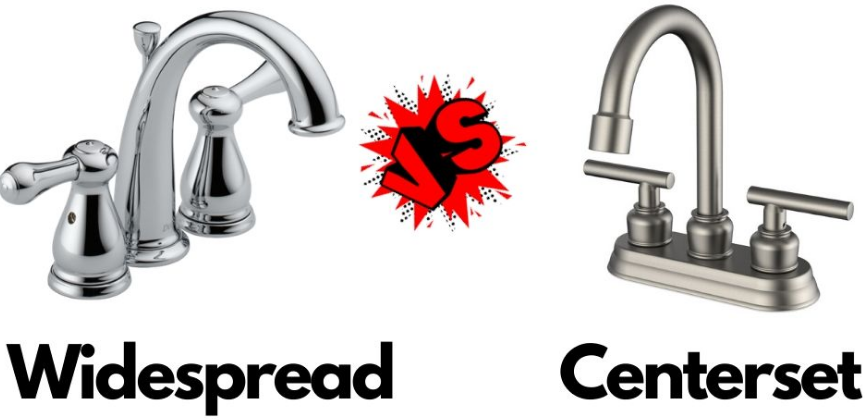 widespread vs centerset faucets