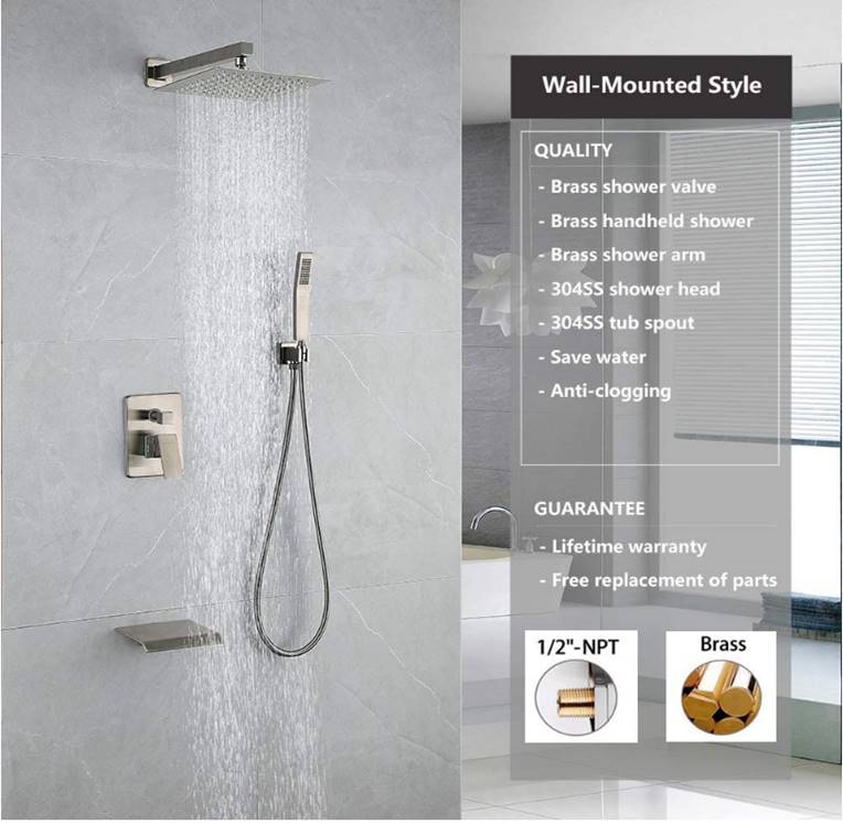 The Best Bath Mixers With Handheld Shower, Best Bathtub Shower