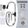 iviga black brushed nickel kitchen faucet with pull down sprayer