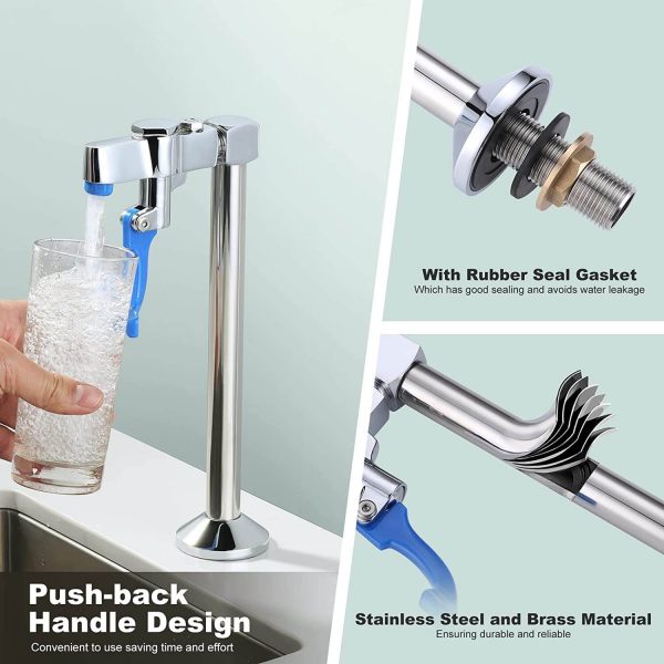 iviga deck mount glass filler faucet