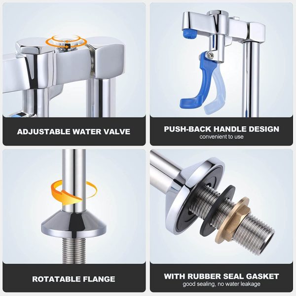 iviga deck mount glass filler faucet