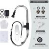 iviga single handle black chrome pull down kitchen faucet