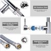 iviga single handle chrome kitchen faucet with pull down sprayer