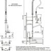 iviga wall mount commercial kitchen faucet with pre rinse sprayer