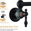 iviga matte black pot filler kitchen folding faucet