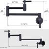 iviga wall mount oil rubbed bronze pot filler faucet