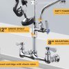 iviga commercial kitchen faucet wall mount