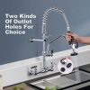 iviga commercial kitchen faucet wall mount