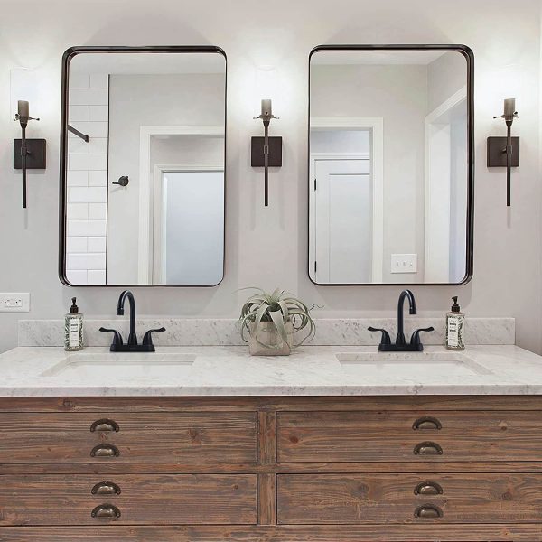4 inch centerset bathroom sink faucet with drain assembly and supply hoses 2