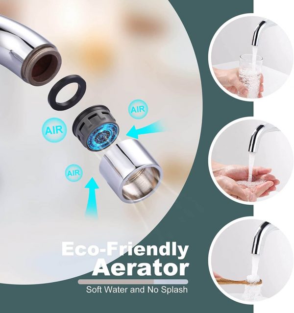 iviga 2 handle chrome wall mount waterfall bathroom faucet 3