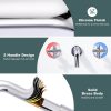 iviga 2 handle chrome wall mount waterfall bathroom faucet 4