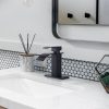 iviga black bathroom faucet waterfall spout faucet for bathroom sink single handle mixer tap 1