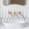 iviga brushed gold 2 handle wall mount waterfall bathroom faucet 7