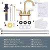 iviga brushed gold 4 inch centerset bathroom sink faucet 6 1