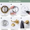 iviga brushed gold heavy duty wall mounted towel hooks 8