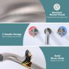 iviga brushed nickel 2 handle wall mount waterfall bathroom faucet 11