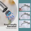 iviga brushed nickel 2 handle wall mount waterfall bathroom faucet 9