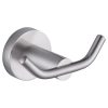 iviga brushed nickel heavy duty wall mounted towel hooks 2