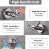 iviga brushed nickel heavy duty wall mounted towel hooks 5