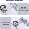 iviga brushed nickel heavy duty wall mounted towel hooks 6