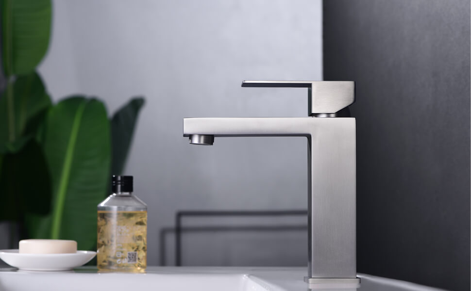 iviga brushed nickel modern single handle bathroom faucets for sink 4