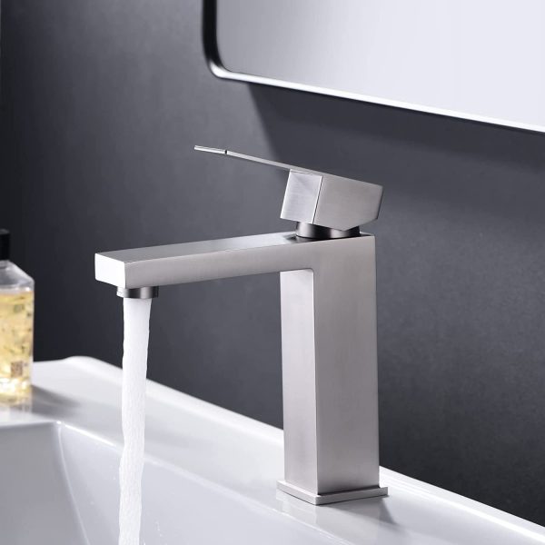 iviga brushed nickel modern single handle bathroom faucets for sink 6