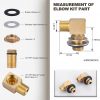 iviga installation kit for wall mount commercial faucet