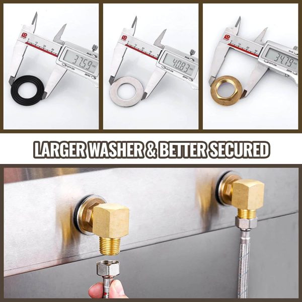 iviga installation kit for wall mount commercial faucet
