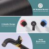 iviga oil rubbed bronze 2 handle wall mount waterfall bathroom faucet 4