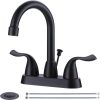 iviga oil rubbed bronze 4 inch centerset bathroom sink faucet 7