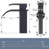 iviga oil rubbed bronze bathroom faucet waterfall spout faucet for bathroom sink 3
