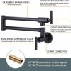 iviga oil rubbed bronze commercial wall mount pot filler faucet 2
