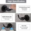 iviga oil rubbed bronze heavy duty wall mounted towel hooks 2