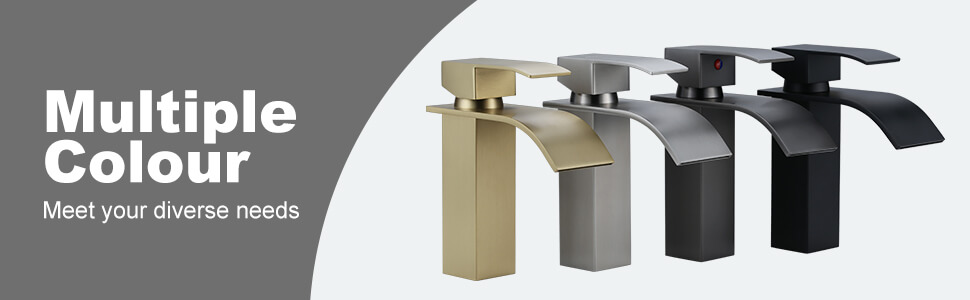 iVIGA Oil Rubbed Bronze Bathroom Faucet Waterfall Spout Faucet for Bathroom Sink - Bathroom Faucets - 6