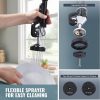 iviga 26 commercial kitchen faucet wall mount with pre rinse sprayer and 10 swing spout 4