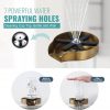 iviga brushed gold glass rinser for kitchen sink 5
