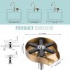 iviga brushed gold glass rinser for kitchen sink 6