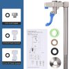 iviga brushed nickel deck mount glass filler faucet