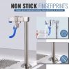 iviga brushed nickel deck mount glass filler faucet